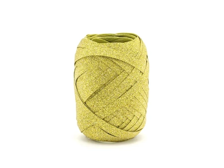 Plastic Ribbon - Gold - 5mm/10m