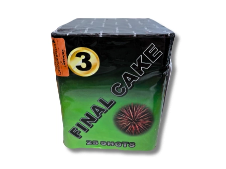 FINAL CAKE 3 launcher - 25 shots - 30mm - XB3006 - Triplex