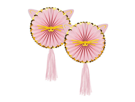 Decorative rosettes - Cats - 26cm - 2 pcs.