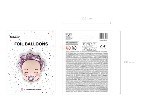 Foil balloon - Baby boy - Girl - 40 x 45 cm