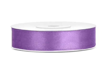 Satin ribbon - Lavender - 12mm/25m