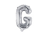 Foil balloon - Letter "G" - Silver - 35 cm