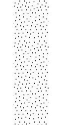 Wrapping paper - White - Droplets - 68.5 x 100 cm