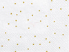 Paper napkins - White - Gold Dots - 33 x 33cm - 20 pcs