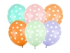 Balloons Strong 30cm - Dots - Mix - 6 pcs