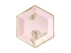 Plates - Leaves - light pink - 23 cm - 6 pcs.