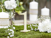 Table numbers - Wooden - 10.5 cm - 10 pieces