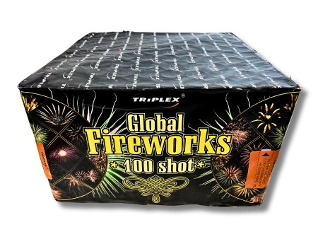 GLOBAL FIREWORKS BATTERY - 100 SHOTS - 25MM - TXB112 - 1 PIECE.