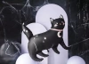 Foil balloon - Black Cat - 81 x 80cm - Halloween