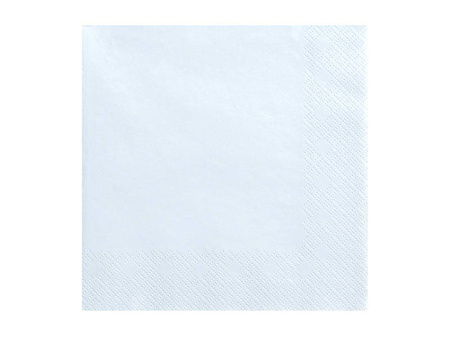 Paper napkins - Light blue - 33 x 33cm - 20 pieces