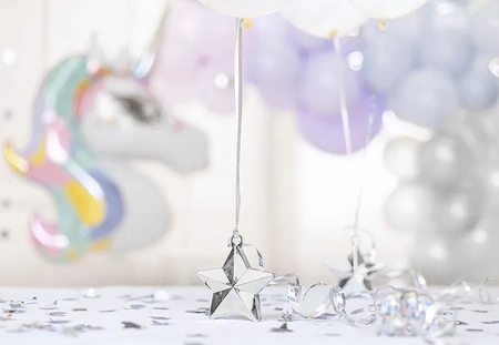 Helium balloon weight - Star - Silver