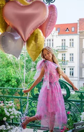 Foil balloon Heart - 75x64,5 cm - light pink