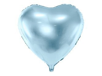 Foil balloon - Heart - Blue - 45 cm