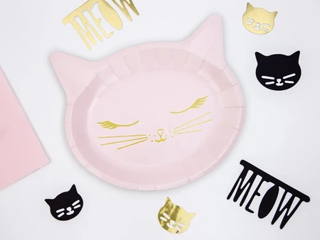 Plates - Kitten - 22x20 cm - 6 pcs.