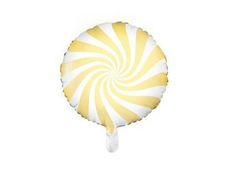 Foil balloon - Candy - Bright yellow - 35 cm