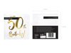 Paper napkins - 50th Birthday! - White - 33x33cm - 20 pieces