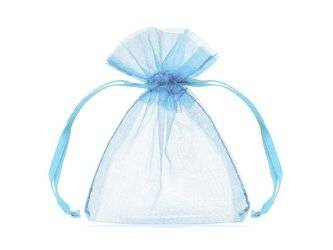 Organza bags - Blue - 20 pieces - 7.5 x 10cm