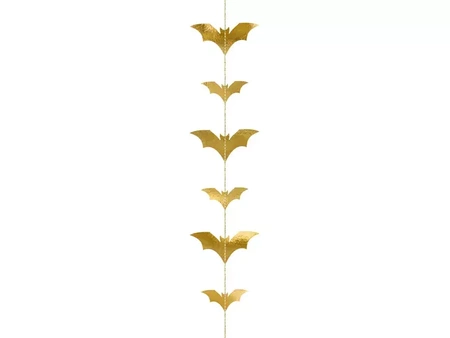 Garland - Bats - Gold - 150 cm