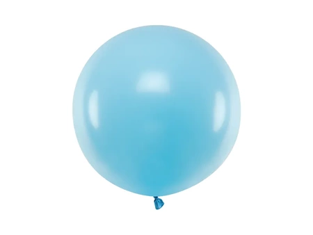 Latex Balloon 60cm - Round - Pastel Light Blue