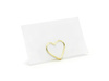 Vignette stands Hearts - 2,5 cm - gold - 10 pcs.