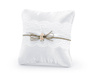 Wedding ring pillow - Lace - Linen string - 16 x 16 cm