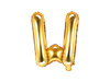 Foil balloon - Letter "W" - Gold - 35 cm