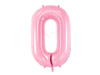 Foil balloon - Number "0" - Pink - 86cm 