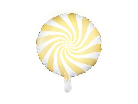 Foil balloon - Candy - Bright yellow - 35 cm