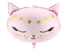 Foil balloon - Cat's head - Pink - 48 x 36 cm