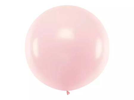 Round balloon 1m - Pastel Pale Pink