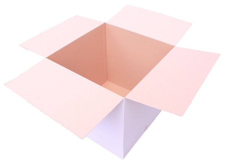 WHITE CARDBOARD BOX - 60x60x60cm