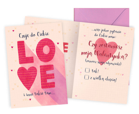 Greeting card - LOVE - Valentine's Day