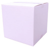 WHITE CARDBOARD BOX - 30x30x30cm