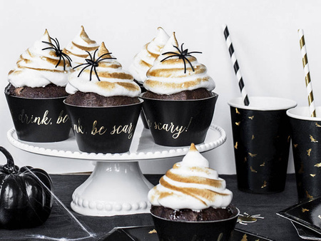 Muffin cups - Eat, drink, be scary! - 6 pieces