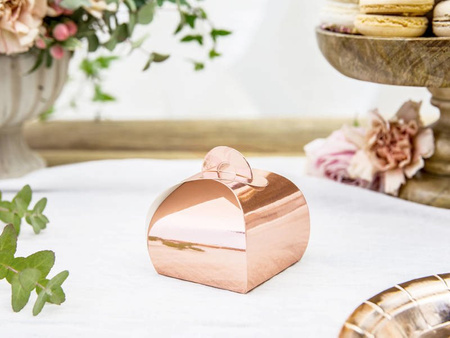 Gift Boxes - Rose Gold - 6 x 6 x 5.5 cm - 10 pieces