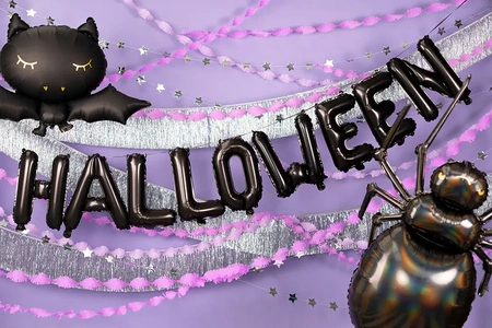 Foil Balloon - Halloween - Black - 280x46 cm