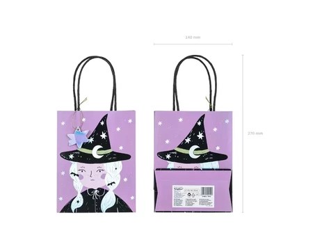 Gift Bag - Witch - 8x14x18 cm