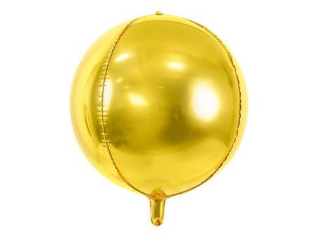 Foil balloon - Ball - Gold - 40 cm