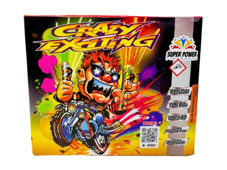 CRAZY EXCITING SPLASHER - 49 shots - 30mm - B49-2501 - Superpower