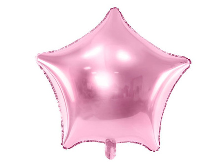 Foil balloon - Star - Bright pink - 48 cm