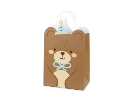 Gift bag - Teddy bear - 18 x 29 x 10.5 cm - 1 pc.