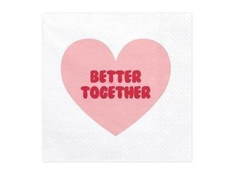 Paper napkins - Better Together - 33x33 cm - 20 pieces