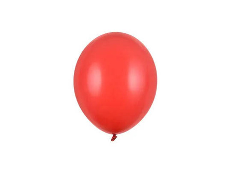 Balloons Strong 12cm - Pastel Poppy Red - 100 pcs.