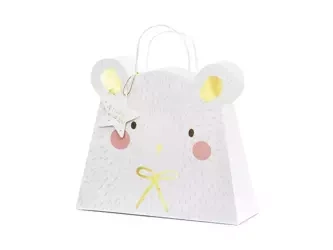 Polar bear gift bag - 31.5 x 27 x 10 cm