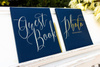 Guest Book - Guest Book - Navy blue - 20 x 24.5 cm - 22 pages