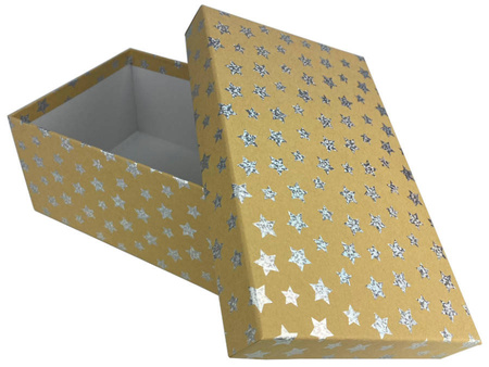 Gift Box - Holographic Stars - 15.3 x 23.5 x 9.5 cm