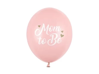 Balony 30 cm, Mom to Be, Pastel Pale Pink