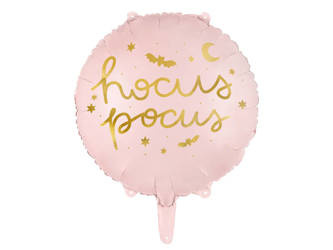 Pink foil balloon Hocus Pocus - 45 cm - Halloween