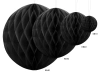 Tissue paper ball - Black - 40cm