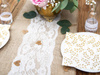 Table runner - Jute with lace - 0.28 x 2.75 m